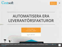 Tablet Screenshot of centsoft.se